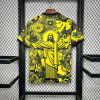 Brasilien gult koncept fotbollsställ design för supporter