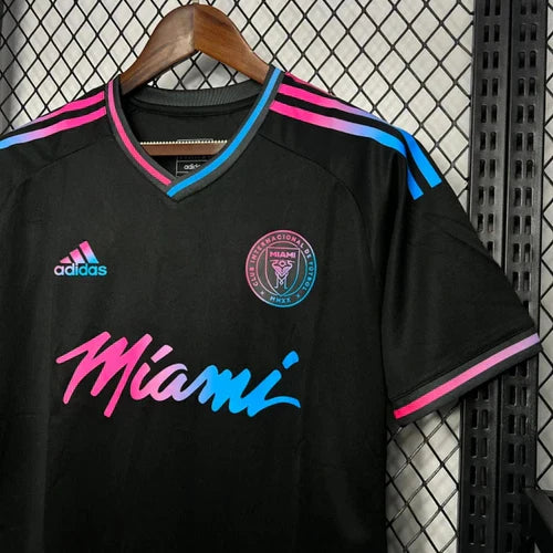 Svart Inter Miami koncept tröja säsong 2024 2025