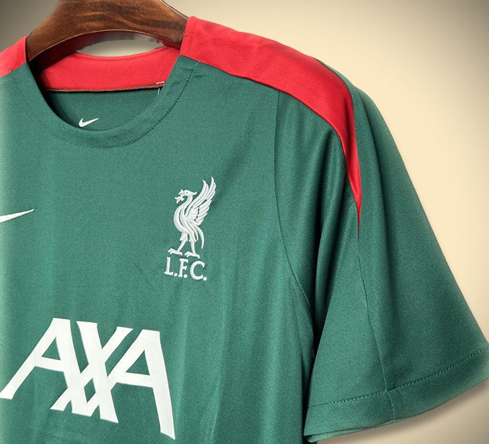 Träningströja Liverpool grön för fotboll kollektion 2425