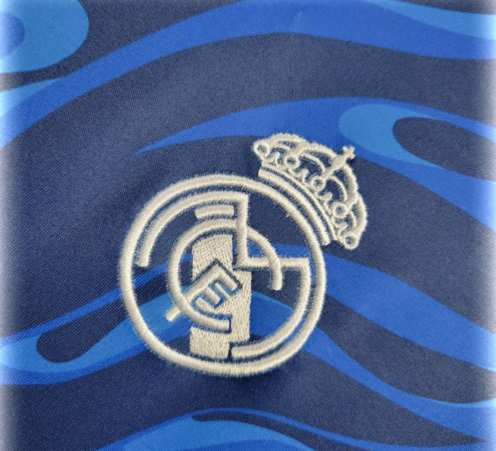 Supportrartröja Real Madrid blå designkoncept collectors ny säsong