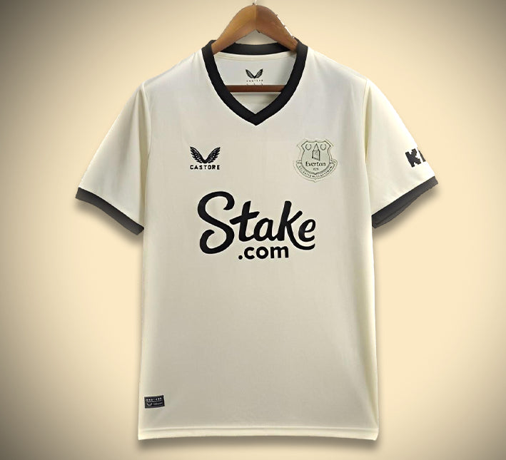 maillot-everton-exterieur-blanc-2425 Everton Bortatröja Vit 2425