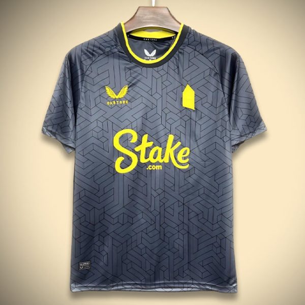 Fotbollströja Everton Borta Svart 2024-2025