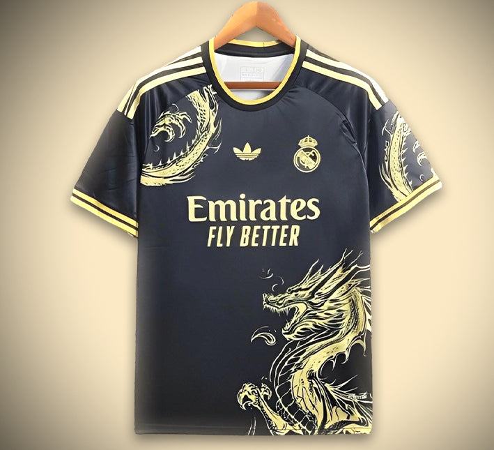maillot-concept-real-madrid-dragon-or-edition-2425 Koncepttröja Real Madrid Gyllene Drake Edition 2425