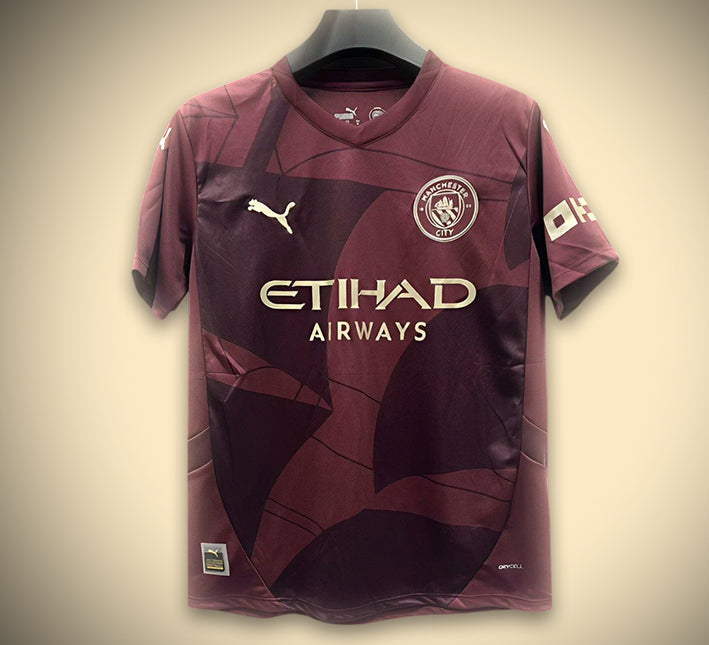 maillot-third-manchester-city-saison-2024-2025-tenue-exterieure-officielle Tredjetröja Manchester City säsong 2024 2025 officiell bortatröja