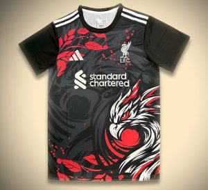 maillot-de-football-concept-liverpool-noir-edition-2024-2025 maillot de football concept Liverpool noir édition 2024 2025