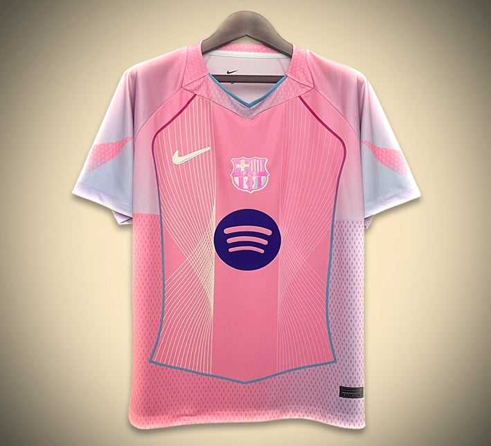 Konceptfotbollströja FC Barcelona Rosa Utgåva 2526