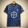 Bayern 04 Leverkusens fotbollströja blå designkoncept kollektion 2425