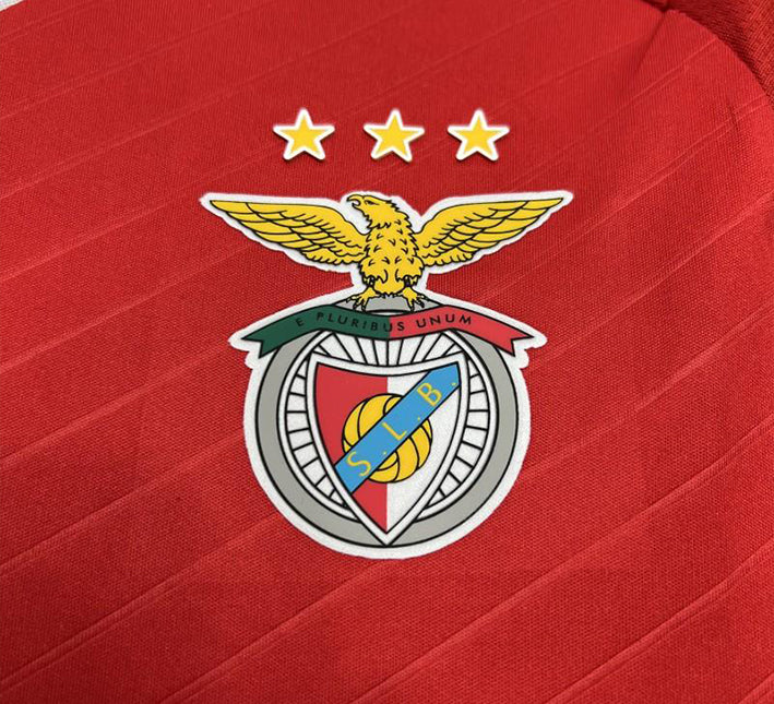 Benfica Lissabon fotbollströja hemmaställ röd