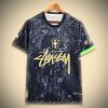 Fotbollströja Brasilien koncept Stussy-utgåva säsong 2024 2025 streetwear-stil