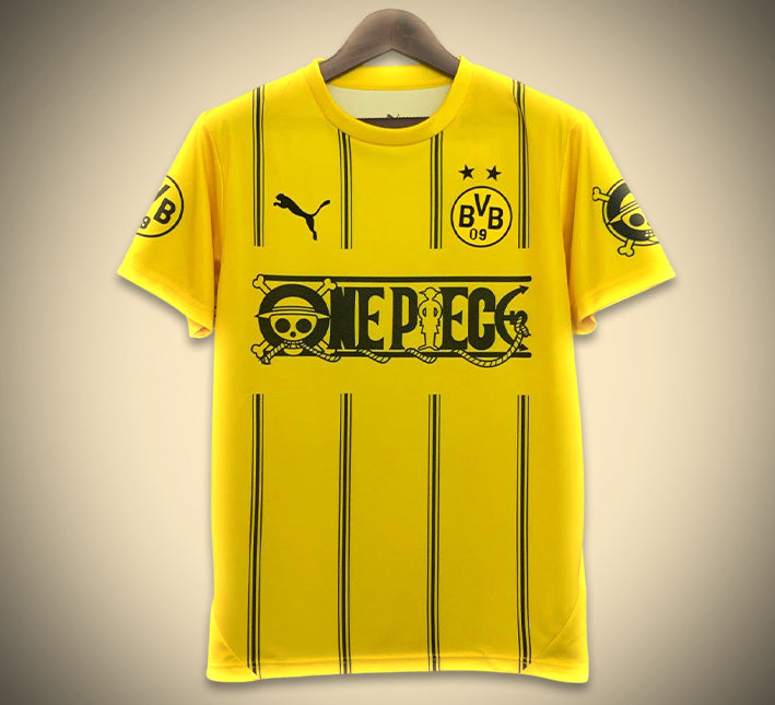 maillotbvbonepiece-1.jpg Konceptfotbollströja Borussia Dortmund One Piece Edition 2025-2026 framifrån