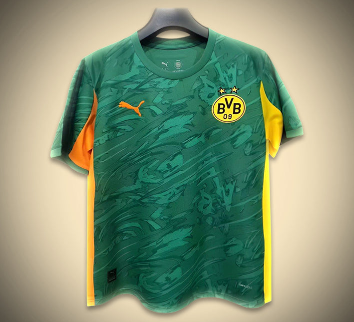 maillotbvbvert-1.jpg Maillot Concept Borussia Dortmund Édition Extérieur 2025-2026 vue de face