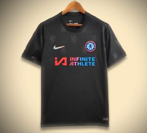 Maillot concept Chelsea noir édition 2425 pour supporter