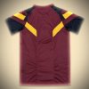 Maillot concept AS Roma saison vingt quatre vingt cinq design moderne rouge et or