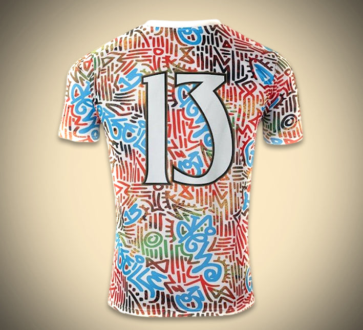 Koncepttröja Olympique de Marseille Africa Edition säsongen tvåtusentjugofyra tjugofem