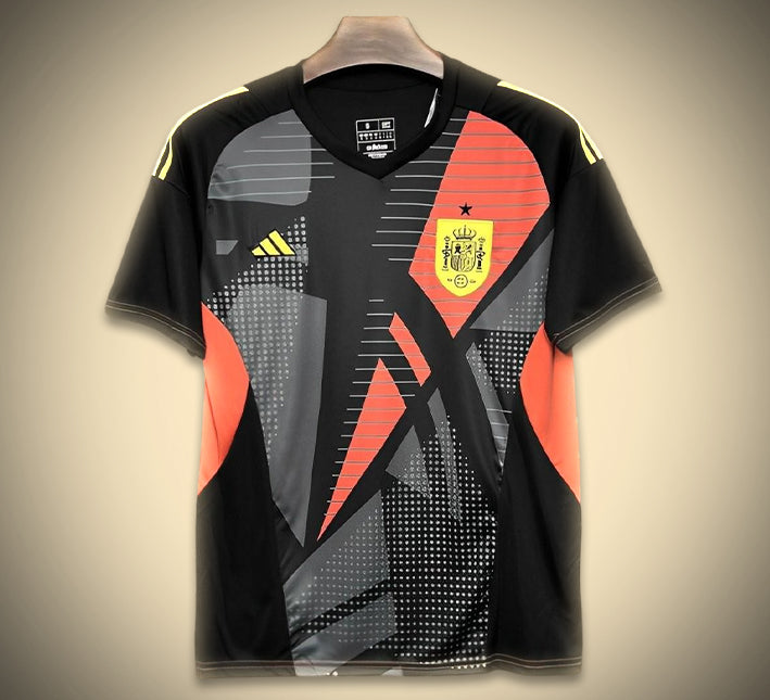 maillot-espagne-gardien-noir-2024 Spanien Målvaktströja Svart 2024