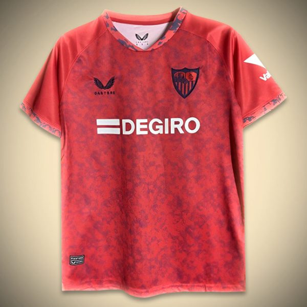 Fotbollströja FC Sevilla Borta Röd 2024-2025