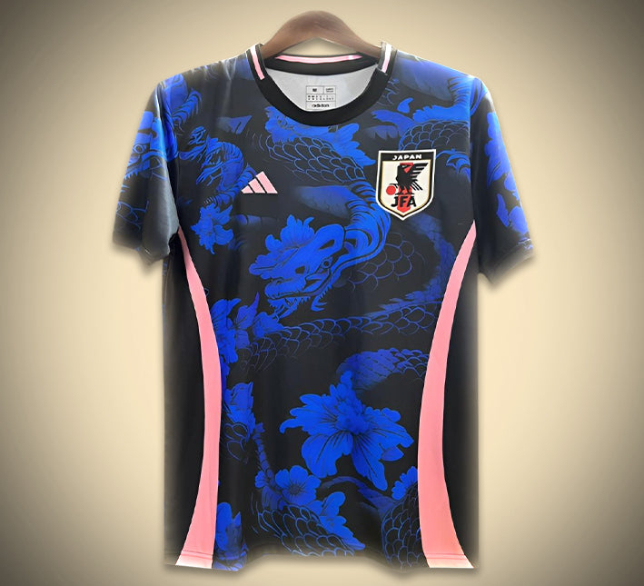 koncepttröja Japan svart och blå för fotbollsfan