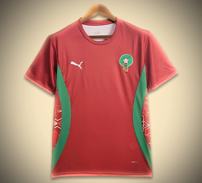 maillot-maroc-entrainement-2425 Marocko Träningströja 2425
