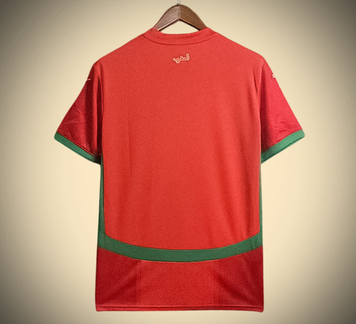 maillot-de-football-domicile-maroc-2425 fotbollströja hemma Marocko 2425