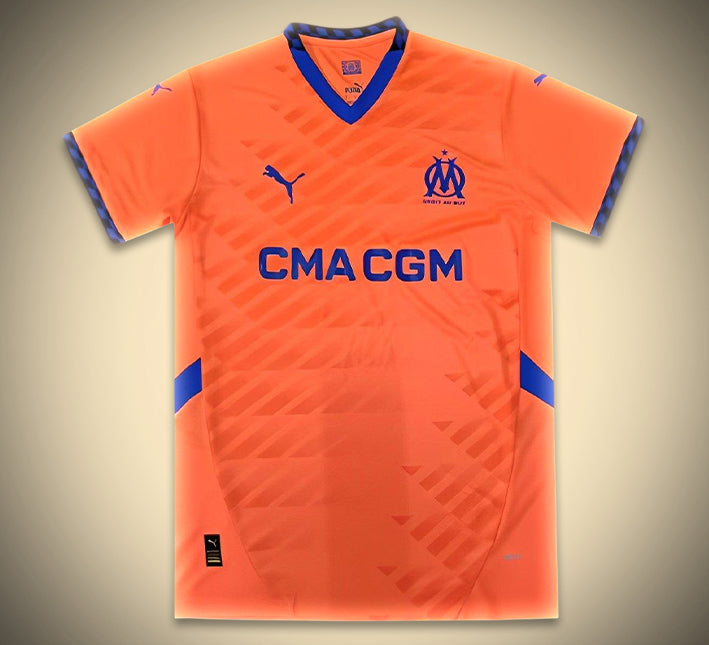 maillotmarseilleexterieurorange-1.jpg Olympique Marseille Tredjetröja 2024-2025 sedd framifrån