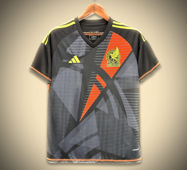 maillot-gardien-mexique-noir-2024 Mexiko Målvaktströja Svart 2024