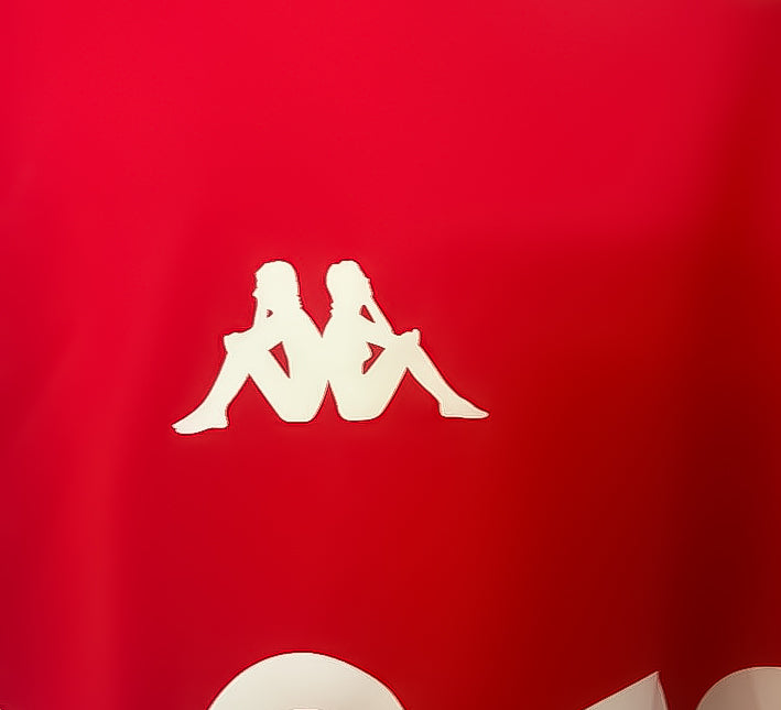 t-shirt AS Monaco röd och vit hemmatröja