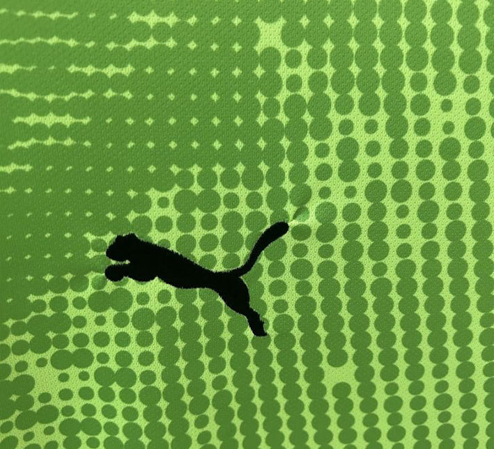 Portugal målvaktströja grön 2024-2025 tygdetalj