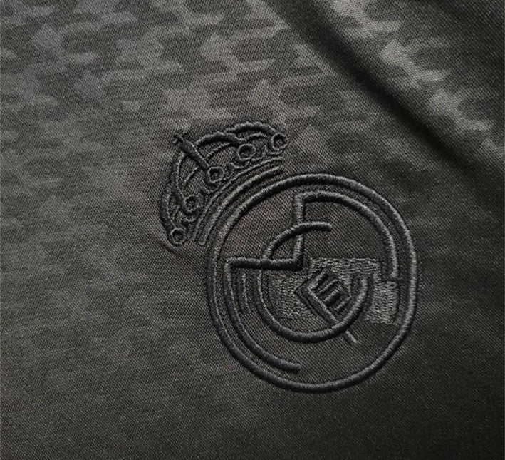 Supportrartröja Real Madrid svart designkoncept säsong 2425