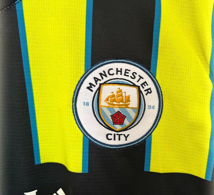 tenue-de-football-manchester-city-jersey-away-2024-2025-pour-supporter Tenue de football Manchester City jersey away 2024 2025 pour supporter