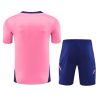 Set med tröja och shorts Arsenal säsongen 2024 2025 fotbollströja röd och vit