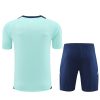 Set med tröja och shorts Arsenal säsongen 2024 2025 hemmatröja röd och vit