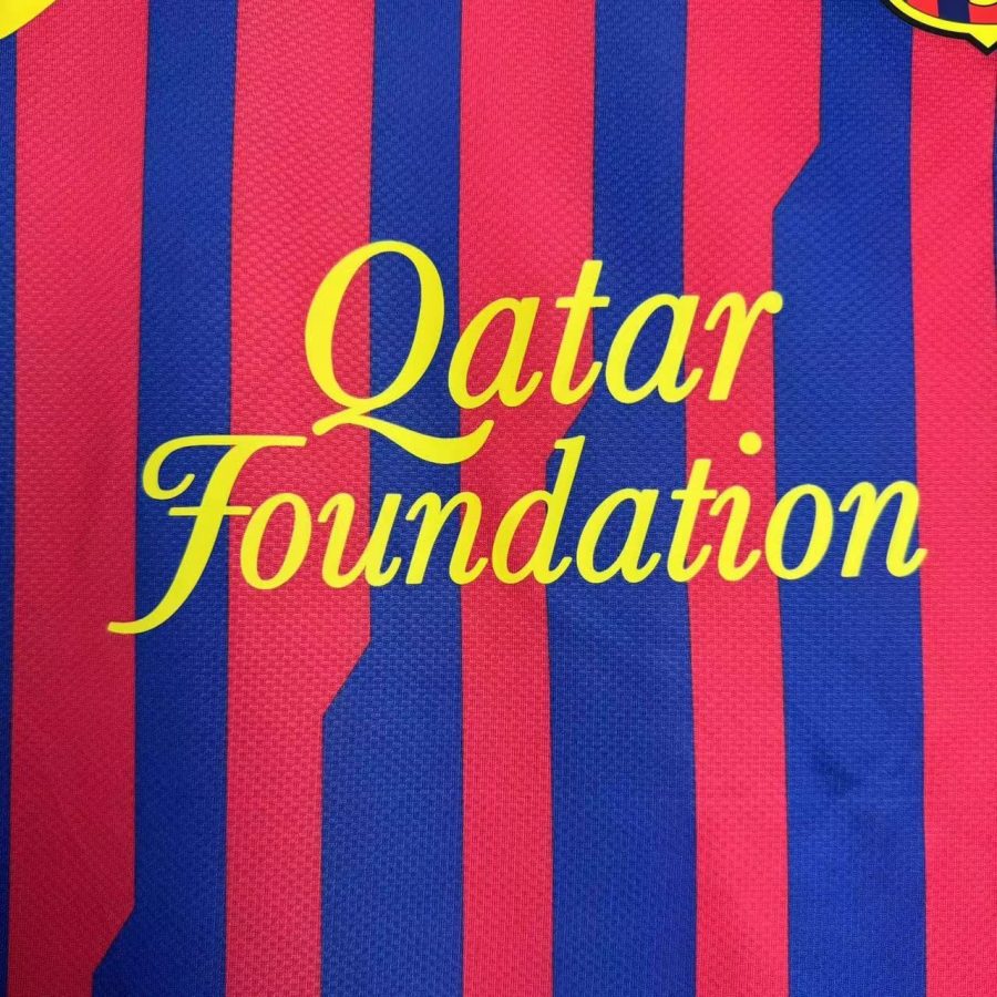 Hemmatröja Barcelona 2011-2012 röd och blå