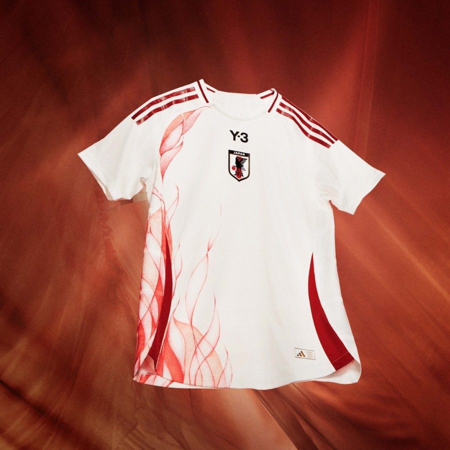 Fotbollströja Japan borta 2024 landslag modern design och snitt