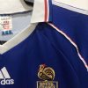 Retro-tröja Frankrike 1998 hemmatröja vintage fotbollsstil