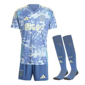 kit-enfant-ajax-amsterdam-exterieur-2024-2025 BARNSATS AJAX AMSTERDAM BORTATRÖJA 2024-2025