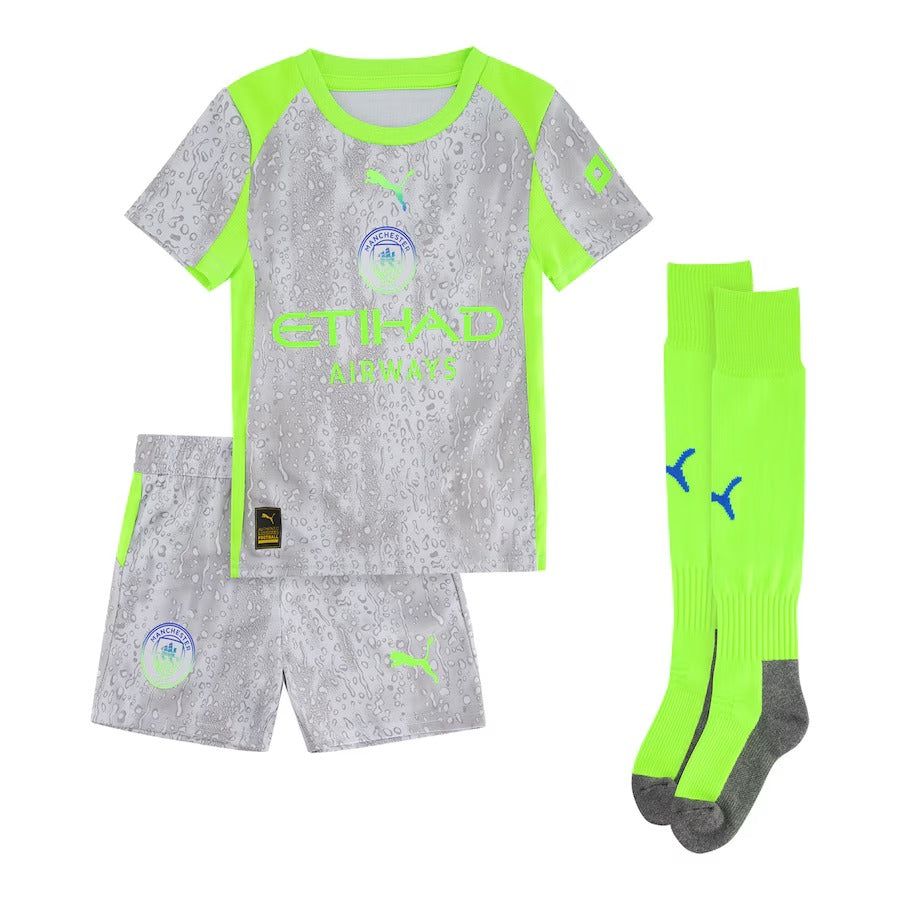 kit-enfant-manchester-city-troisieme-maillot-2025-2026 Barnkit Manchester City tredjetröja 2025-2026