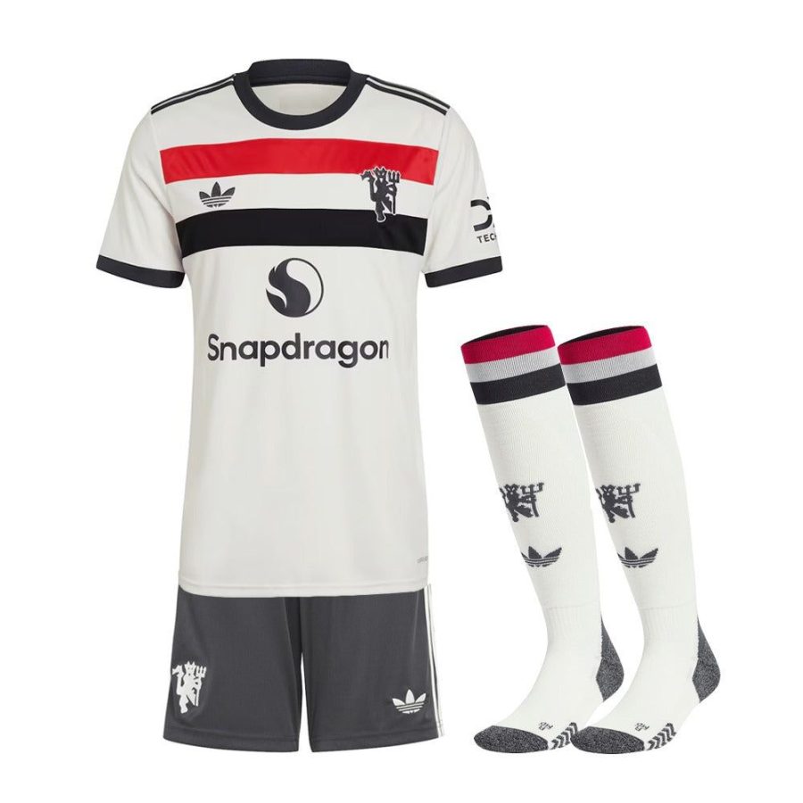 Barnkit Manchester United 3:e tröja 2024-2025
