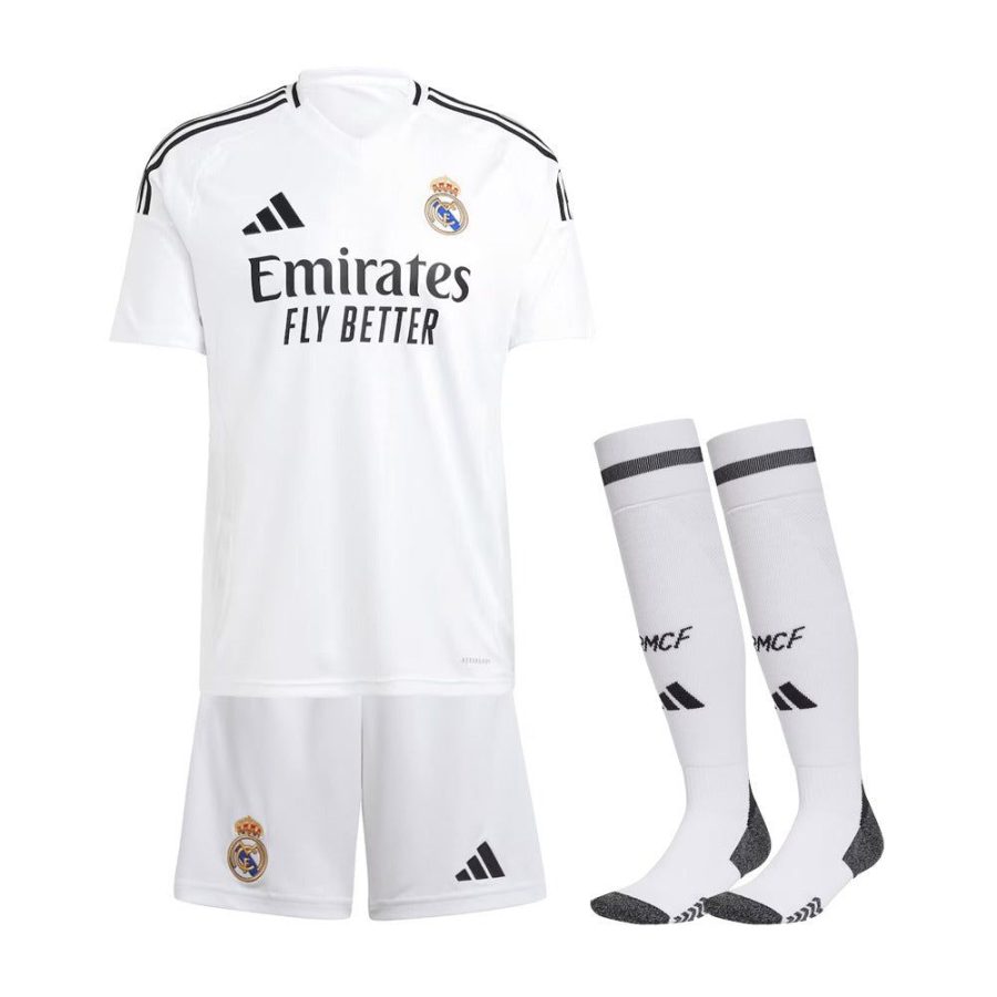 kit-enfant-real-madrid-domicile-2024-2025 BARNSET REAL MADRID HEMMATRÖJA 2024-2025
