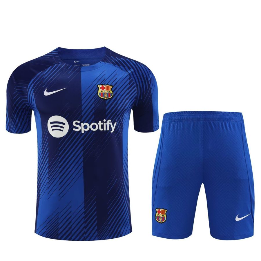 KIT TRAINING FC BARCELONA BLEU 3 20232024