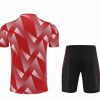 kit training rouge Bayern Munich saison 2023 2024 tenue entraînement football