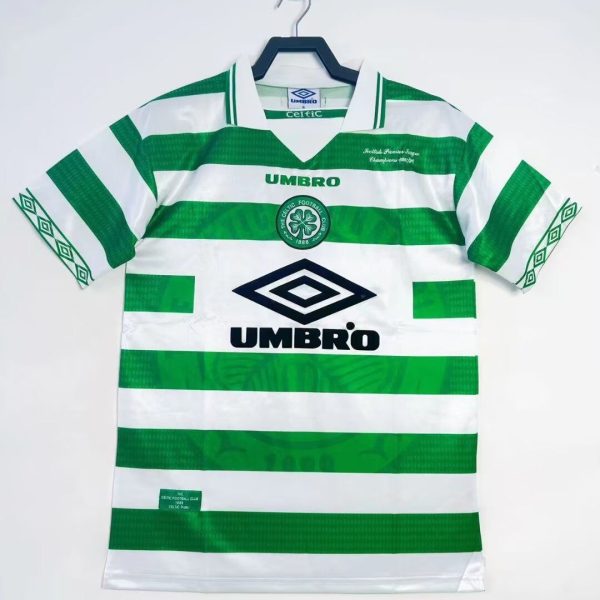 Fotbollströja Celtic FC Hemmatröja 1997-1998