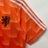 Fotbollströja orange Nederländerna retro hemma