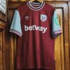 fotbollströja West Ham United vinröd hemma