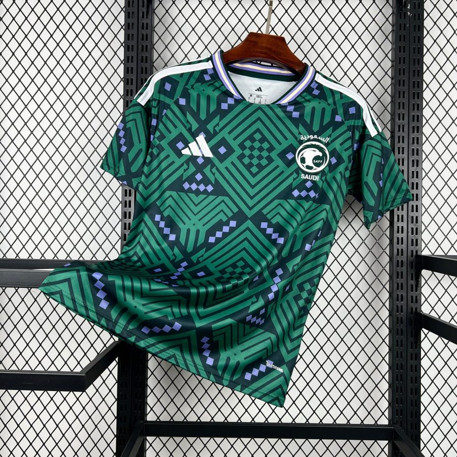 maillot-domicile-arabie-saoudite-saison-2026-vert-et-blanc Maillot domicile Arabie Saoudite saison 2026 vert et blanc