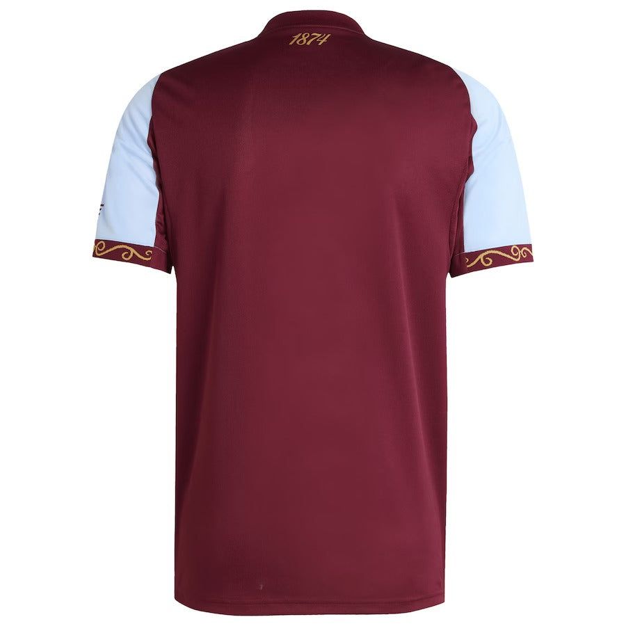 Hemmatröja Aston Villa säsongen 2025 2026 officiell matchtröja i klaret och blått