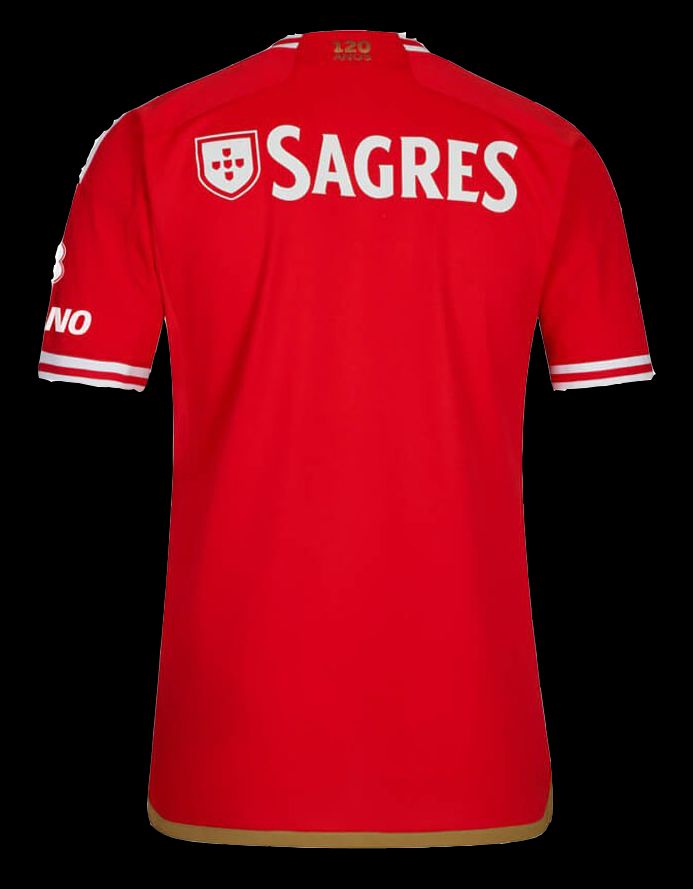 Benfica hemmatröja säsong tvåtusentjugotre tvåtusentjugofyra röd officiell utrustning