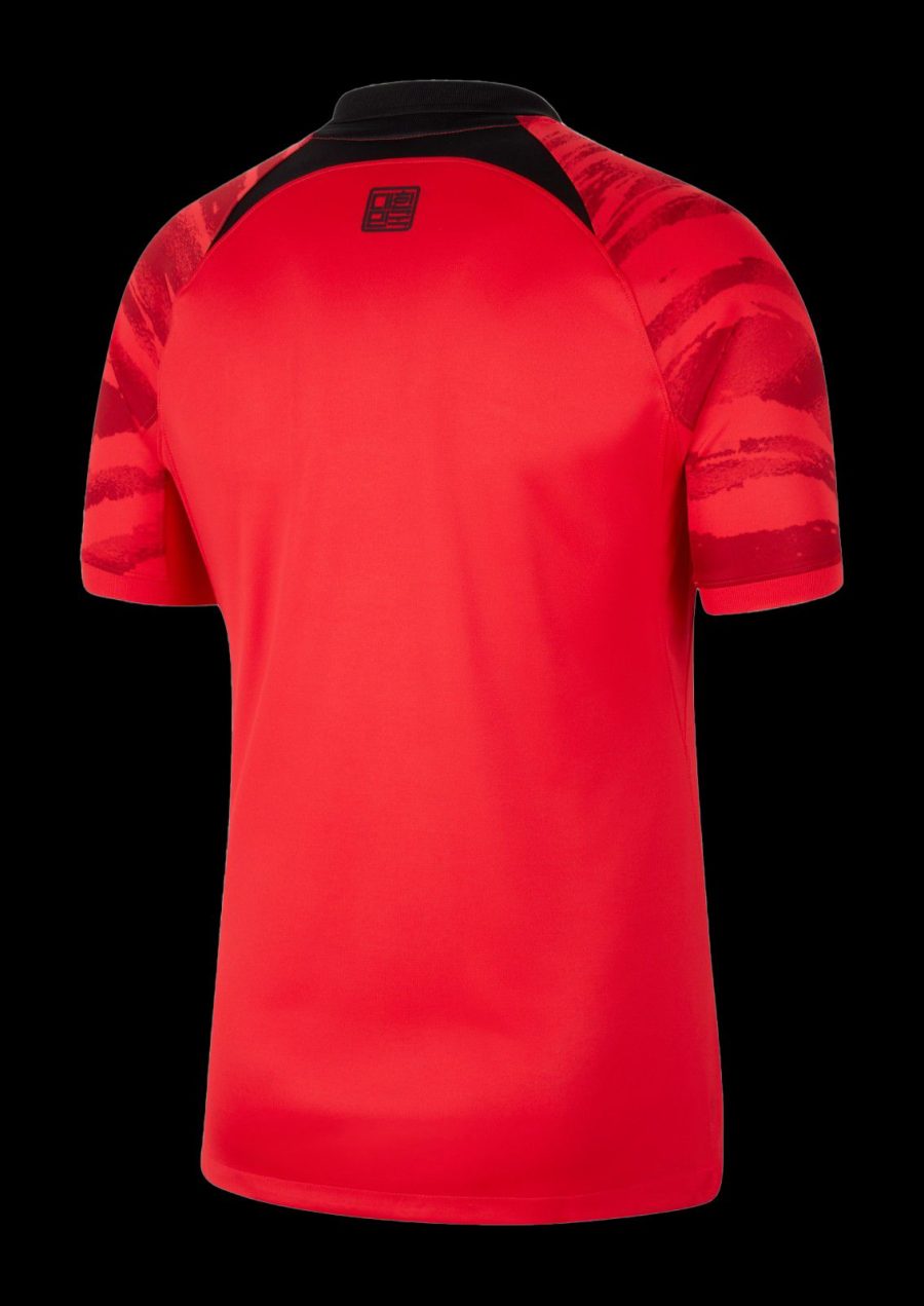 maillot-domicile-coree-du-sud-coupe-du-monde-2022-tenue-officielle-equipe-nationale Sydkorea hemmatröja VM 2022 officiell matchtröja landslag
