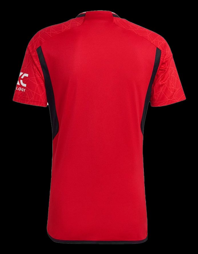 maillot-domicile-manchester-united-saison-2023-2024-couleur-rouge-officiel hemmatröja Manchester United säsongen 2023 2024 färg röd officiell