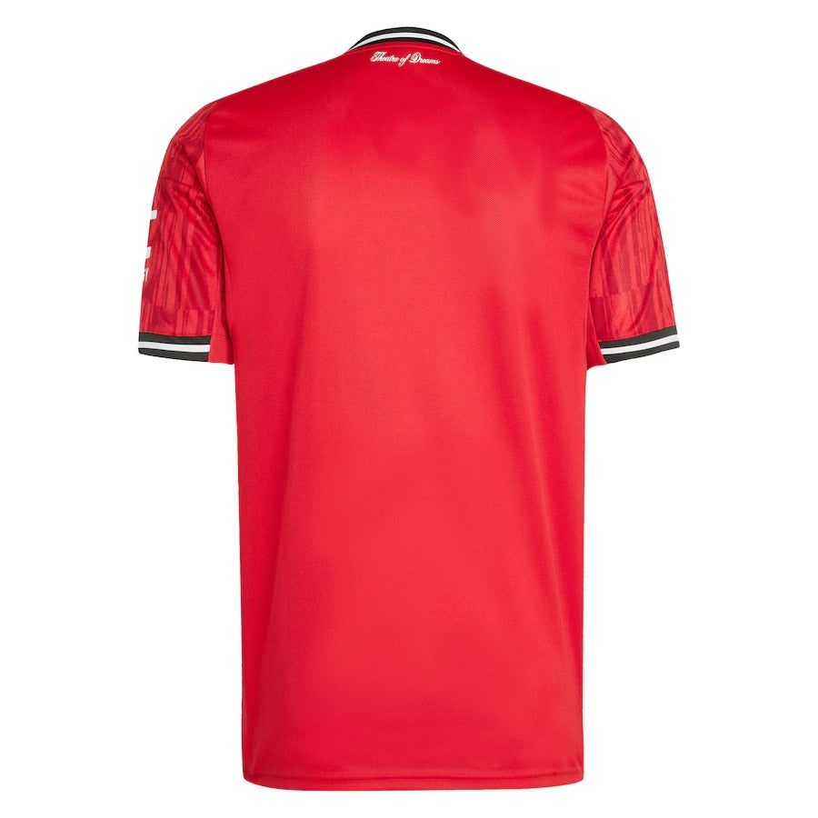 maillot-domicile-manchester-united-saison-2025-2026-rouge-adidas hemmatröja Manchester United säsongen 2025 2026 röd adidas