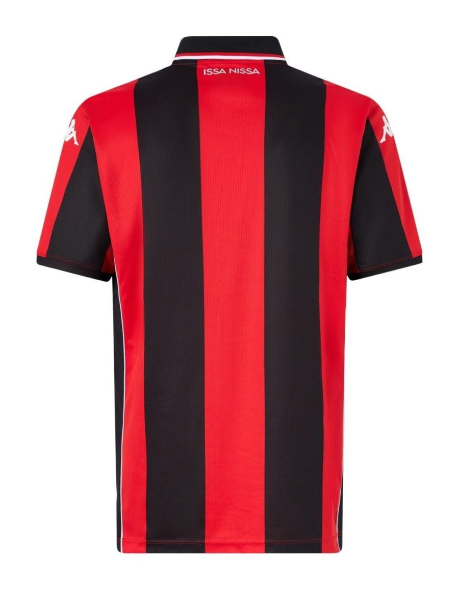 maillot-domicile-ogc-nice-saison-2025-2026-rouge-et-noir-pour-supporter-du-gym hemmatröja OGC Nice säsongen 2025 2026 röd och svart för supporter av gym